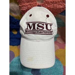 Mississippi State Split Bar The Game Strapback Baseball Cap Hat Adjustable